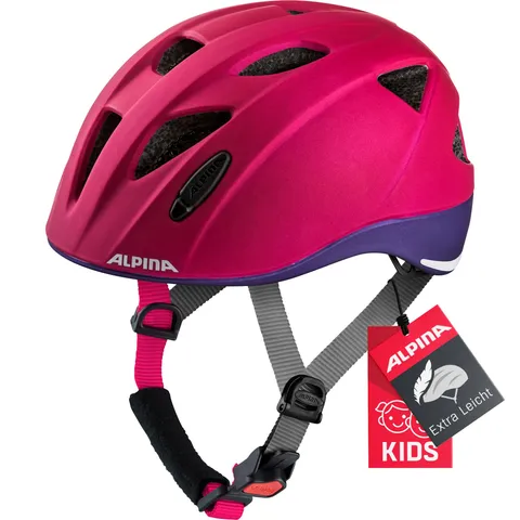 Alpina Unisex - Bambini, XIMO LE Casco da bicicletta, deeprose-violet matt, 49-54 cm