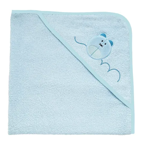 Chicco Asciugamano Cappuccio Spugna Cotone 0M+ Azzurro