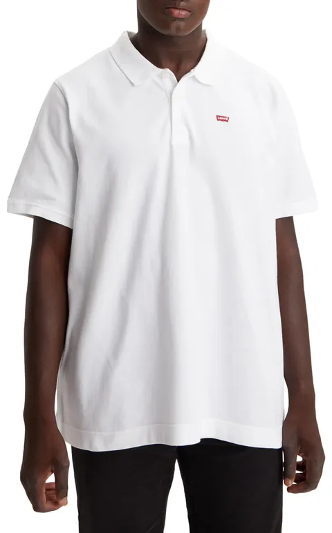 Levi's Big & Tall Housemark Polo, Uomo, White, 5XL