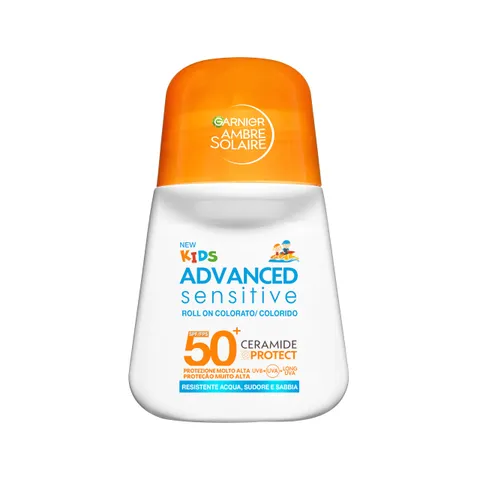 Garnier Protezione Solare Bambino Roll-On SPF 50+, Per Pelli Sensibili, Protezione