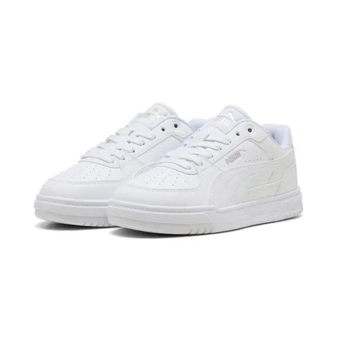 PUMA Caven III JR Sneaker, Bianco Argento, 3 UK, White Silver, 35.5 EU