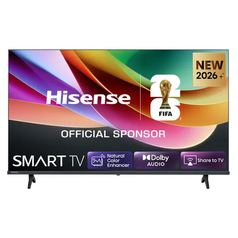 Hisense Smart TV 32" HD Ready 32E4ST, 60Hz, DTS Virtual X, Vidaa OS con 1000+ APP, Game