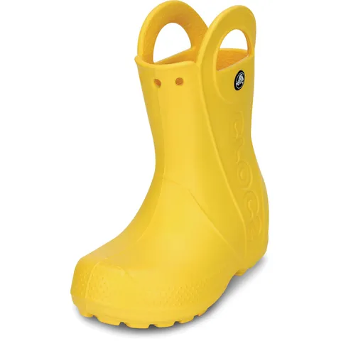 Crocs Unisex Bambino Handle It Rain Boot Kids Stivale, Yellow, 28/29 EU