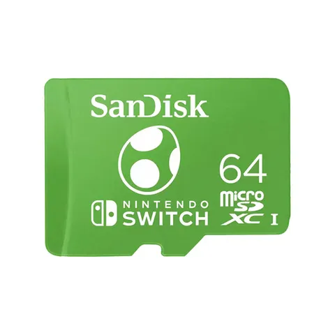 Sandisk scheda microSDXC per console Nintendo Switch 64GB, Edizione Yoshi (Scheda di