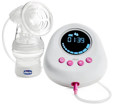 Chicco Tiralatte Elettrico con Fasi di Stimolazione ed Estrazione, 10 Livelli di