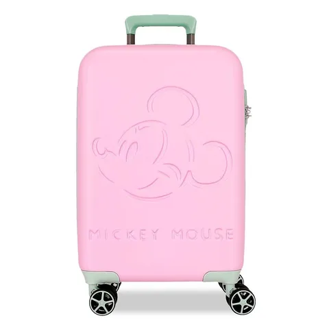 Disney Topolino Crazy Trip Valigia da cabina rosa, 36 x 55 x 20 cm, rigida 2,5 kg