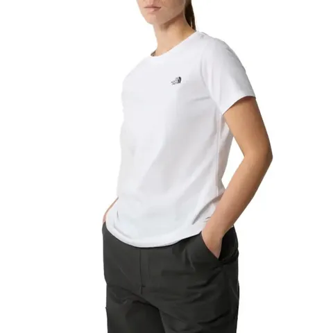 The North Face Simple Dome Slim Tee Donna Bianco