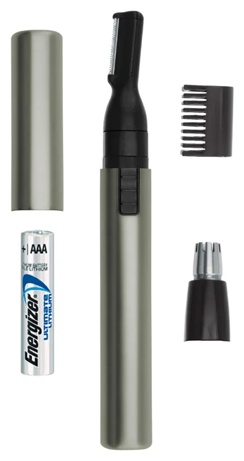 Wahl Micro Lithium Rifinitore naso, orecchie e ciglia, testine lavabili