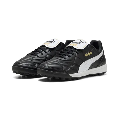 Puma Herren King Top Turf TrainerSneaker, Puma Nero Puma Bianco Puma Oro, 47 EU