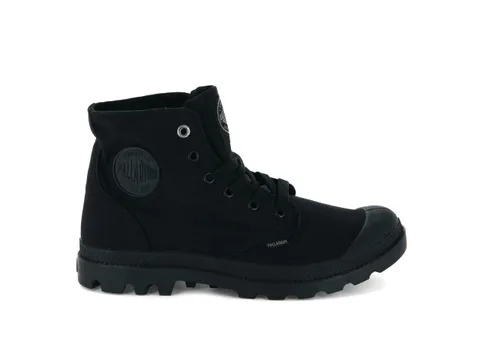 Palladium Pampa Monochrome, Stivali Sneaker Unisex - Adulto, Nero (001), 39 EU