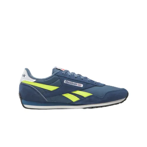 Reebok Unisex Classic AZ Sneaker, Shadow/Batik Blue/Solar Acid Yellow, 44 EU, Shadow