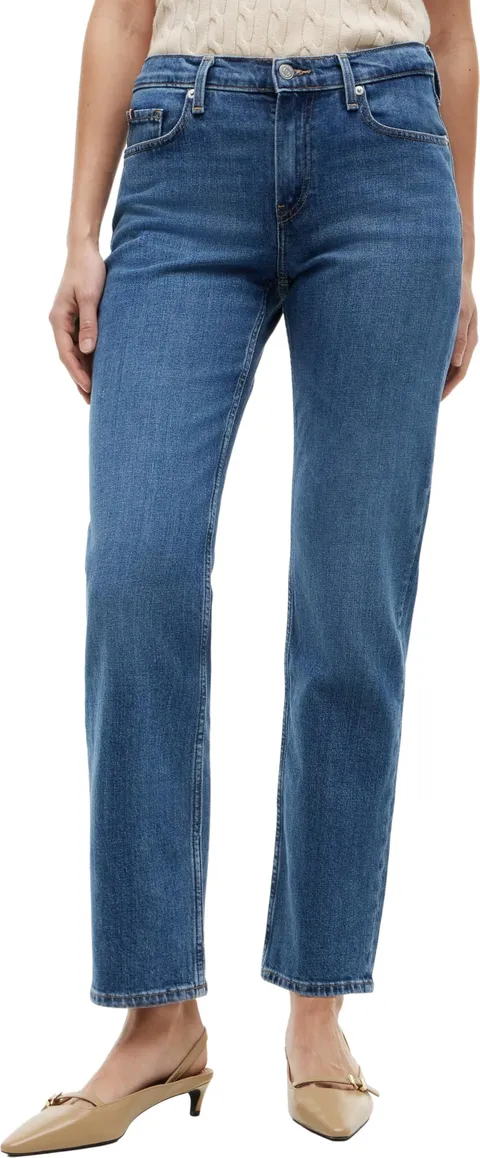 Tommy Hilfiger Donna Jeans Classic Straight Fit, Blu (NOS Mid Blue), 30W/29L
