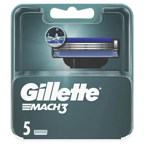 Gillette Mach3 Lamette di Ricambio per Rasoio da Uomo, Rasoi a 3 Lame