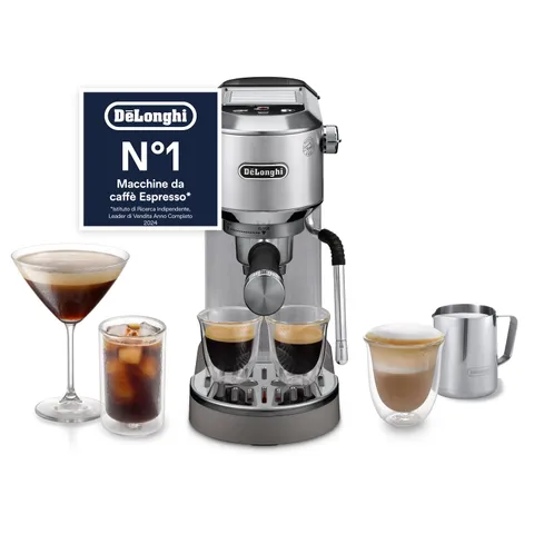 De'Longhi Dedica Duo EC890.M Macchina Espresso Metallo