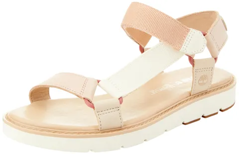 Timberland Women's Bailey Park 2 Strap Sandal, Rugby Tan, 41.5 EU