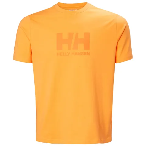 Helly Hansen Men's HH Logo T-Shirt 3.0, Orange Sorbet, M