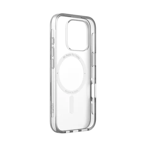 Belkin SheerForce Cover per iPhone 16 Pro, custodia per telefono compatibile con MagSafe