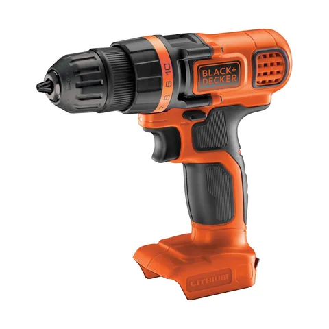 Black+Decker Trapano avvitatore a batteria 18V, coppia 28Nm, 10 impostazioni di coppia