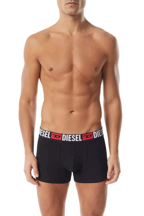 Diesel Umbx-damienthreepack, Boxer Uomo, Nero (01-09e96), XL (Pacco da 3)
