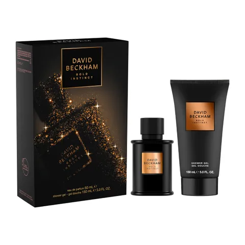 David Beckham Confezione Regalo Bold Instinct, Eau de Parfum 50ml e Gel Doccia