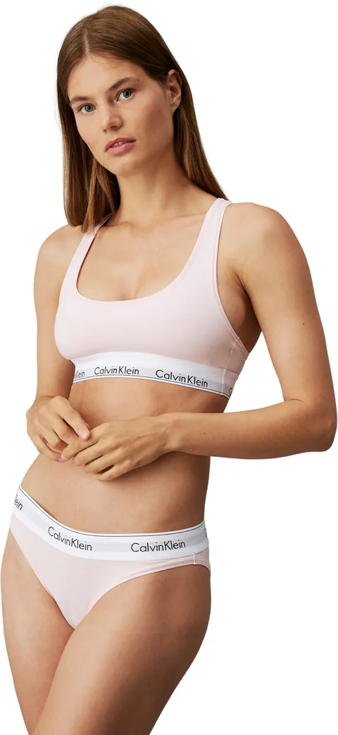 Calvin Klein Donna Slip Taglio Bikini Intimo, Rosa (Nymphs Thigh), L