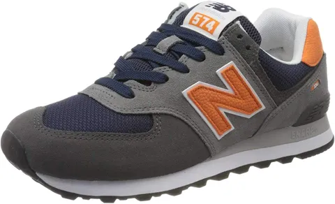New Balance 574v2 - Sneaker Uomo, Grigio (Grey/Navy Eaf), 45 EU