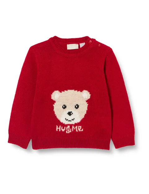 Chicco Maglioni di Natale in Tricot Bambino e Ragazzo/Bambina e Ragazza, Blu, 4 Anni, Designed in Italy
