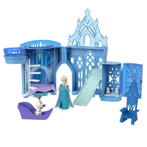 Mattel Disney Frozen - Il Palazzo di Ghiaccio di Elsa, set castello componibile ispirato