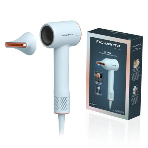 Rowenta Blumia Asciugacapelli Compatto e Leggero 350 g, Motore Digitale, Asciugatura