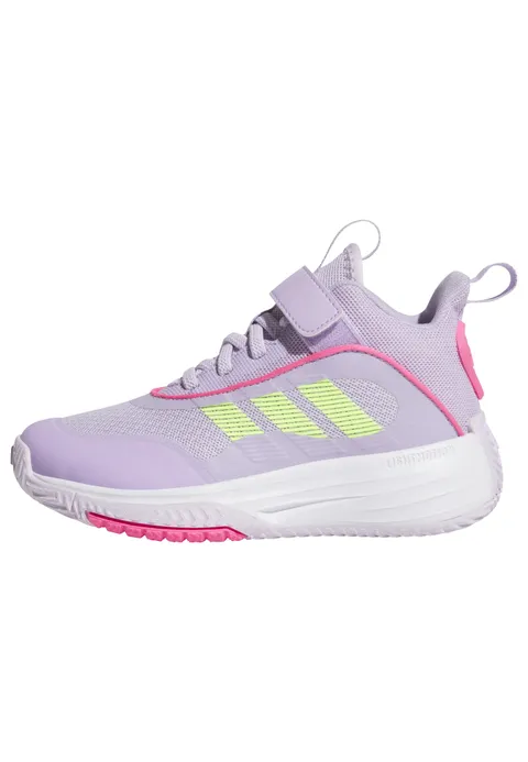 Adidas Unisex - Bambini Ownthegame 3.0 Shoes, Ice Lavender/Lucid Lemon/Powder Plum, 39