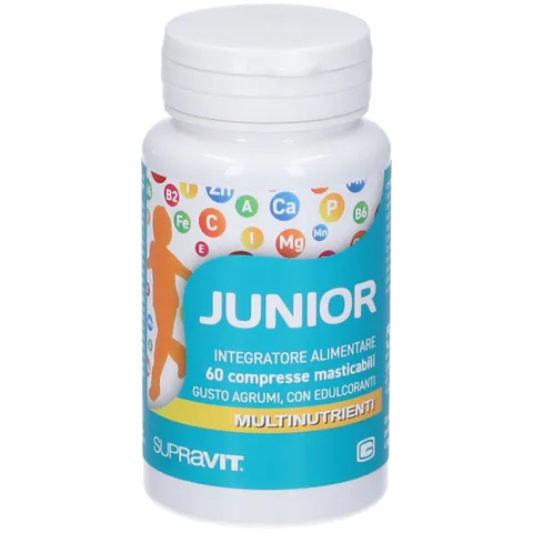 Supravit Junior, integratore alimentare a base di vitamine e minerali, 60 compresse