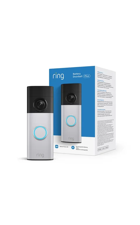 Ring Battery Video Doorbell Plus, 2K Retinal 6x