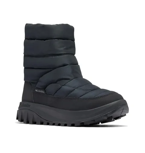 Columbia Snowtrot Mid, Stivali da neve Donna, Black/Titanium II , 36.5 EU
