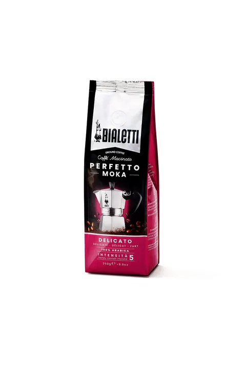 Bialetti Perfetto Moka Caffè Macinato, Delicato - 1 x 250 gr