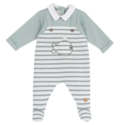 Chicco Tutina Neonato Cotone Apertura Schiena
