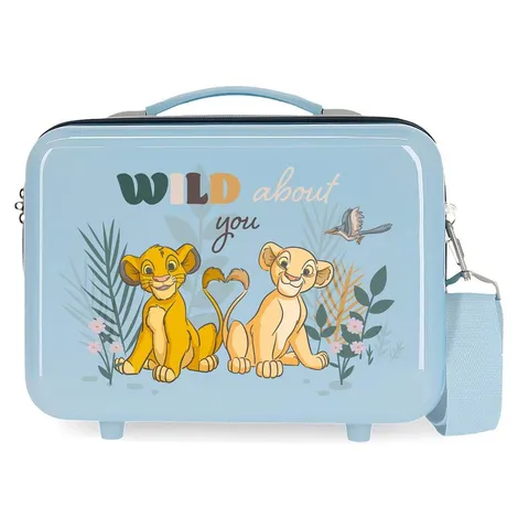 Disney Before The Bloom Beauty case adattabile, Re Leone, 29x21x15 cms, Trousse