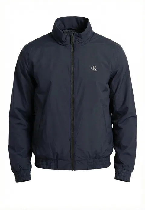 Calvin Klein LS Ripstop Padded Harrington Jkt Lv04Re515G Giacche, Blue (Dark Sapphire), M