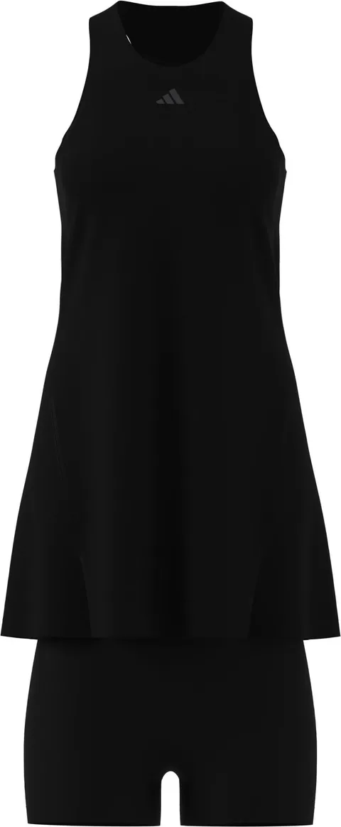 adidas Donna Club Tennis Climacool Dress, Black/Black, M