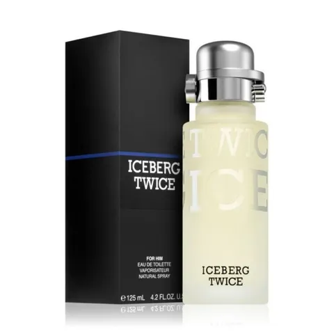 Iceberg Twice Man - Eau de Toilette 75 ml, Profumo da Uomo dalle Note Fougère Aromatiche