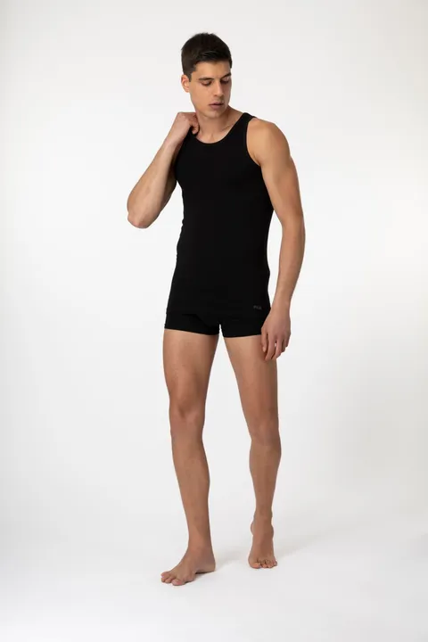 FILA FU5033, Undershirt Uomo, Black, XXL