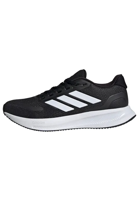 Adidas Donna Runfalcon 5 Wide Running Shoes, Core Black/Cloud White/Core Black, 36 EU