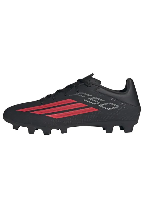 adidas Unisex - Adulto F50 Club Firm Ground/Multi Ground Football Boots, Core Black/Lucid