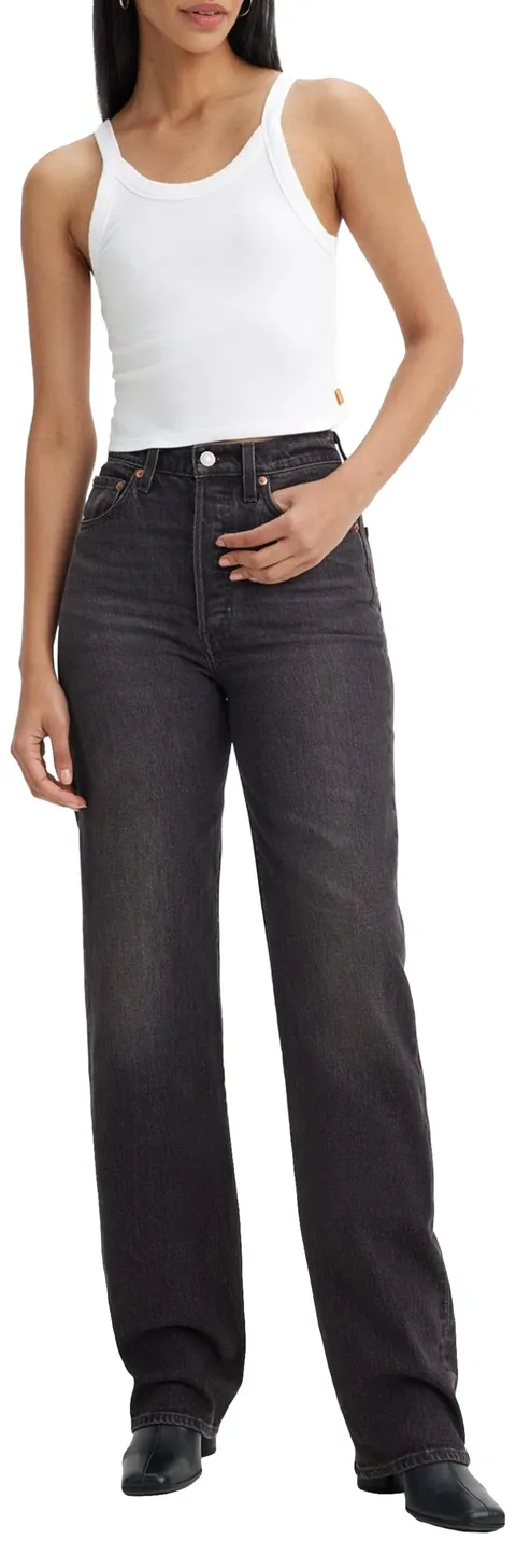 Levi's Ribcage Full Length, Jeans Donna, Static Noise Overload, 26W / 32L