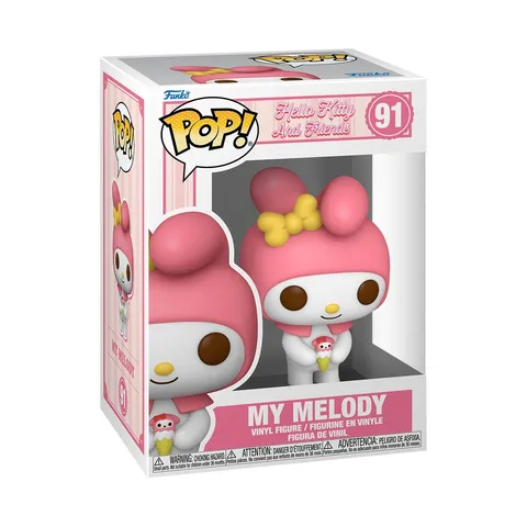 Funko Pop! Sanrio: HK - My Melody - Hello Kitty - Figura in Vinile da Collezione - Idea