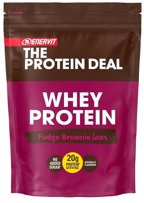 Enervit The Protein Deal Whey Protein Fudge Brownie Lover, 20g Proteine per Porzione