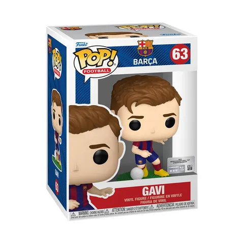 Funko POP! Football: Barcelona - Gavi - Barcelona FC - Figura in Vinile da Collezione