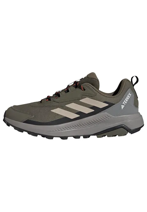 adidas Uomo Terrex Anylander Hiking Shoes, Olive Strata/Wonder Beige/Core Black, 38 2/3 EU