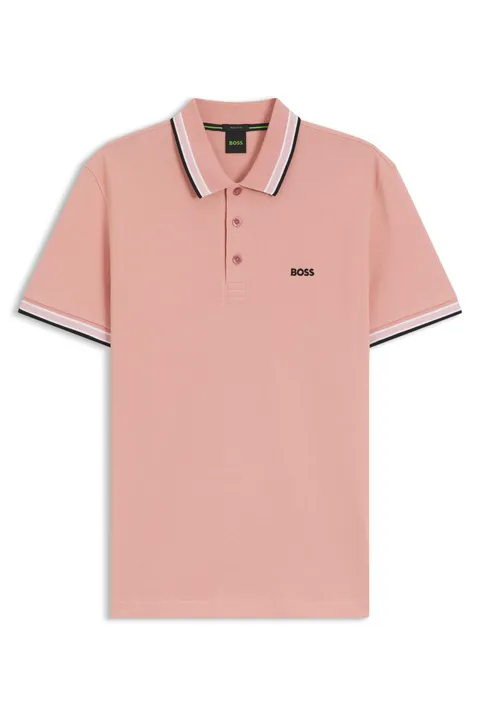 Boss Polo da Uomo, Light/Pastel Pink 686, M