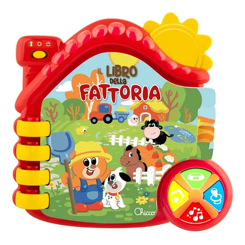 CHICCO Libro della Fattoria Bilingue, Multicolore, 10514 [Edizione dallo Spagnolo all'Inglese]