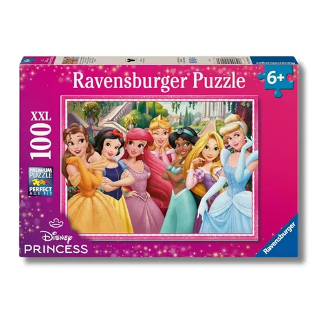Ravensburger - Puzzle Disney Princess, 100 Pezzi XXL - Puzzle Bambini 6 Anni, Collezione